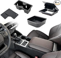 ELECFRESH 4PCS Center Console Organizer Tray for 2024 2025 Toyota Land Cruiser 250 Accessories, Armrest Storage Box Armrest Hidden Storage Box Cup Holder