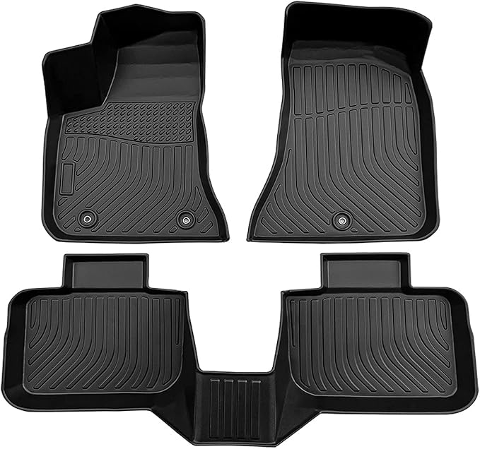 Cartist Custom Fit for Floor Mats 2011-2023 Dodge Charger RWD/Chrysler 300 RWD (NOT for AWD) All Weather Floor Liners 2 Row Heavy Duty TPE Odorless