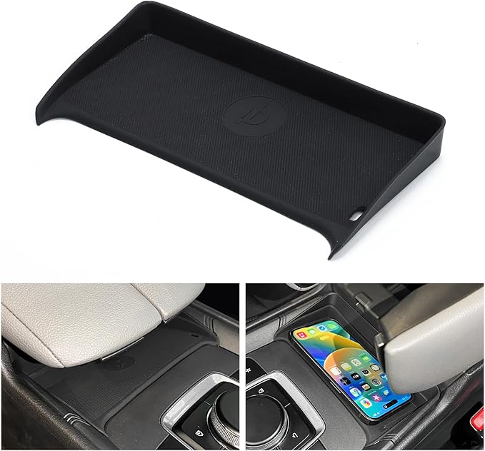 Center Console Wireless Charging Mat for Mazda CX-50 2026 2025 2024 2023 Silicone Wireless Phone Charging Pad for 2025 CX50 Non-Slip Mat Interior Accessories Black