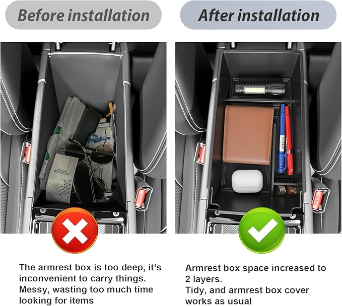 SKTU 2-Pack for 2025 2026 Kia K5 Accessories Center Console Organizer for 2025 2026 Kia K5 (LXS/GT-Line/GT/EX) Console Tray & Wireless Charging Mat 2025 2026 K5 GT-Line Console Non-Slip Pad