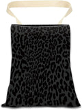 Car Garbage Can, Hanging Car Trash Can Bag for Cute Back Seat Organizer, Luxury Black Leopard