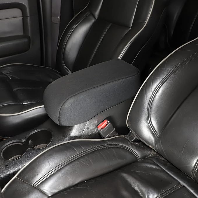 PIUGILH Center Console Armrest Soft Pad Protector Cover for Hummer H3 2005-2009,Cloth Fabric Car Armrest Cushion