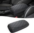 GIANT PANDA Custom Fit Center Console Armrest Cover for Honda HRV 2023 2024 2025 2026,Waterproof Faux Leather Middle Console Cover Arm Rest Lid Cover - Full Protection - Black