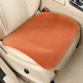 Genuine Wool Car Seat Cushion, Australian Soft Wool Auto Seat Pad Breathable and Sweat-Wicking Comfort Warm Universal Fit, 19.7''x19.7'' for Car Seats, Office Chairs, Home (Orange)
