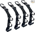 Car Headrest Hooks, Backseat Storage Organizer Hangers, Universal Vehicle Seat Back Hooks, 4 Pack