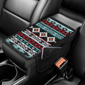 BIGCARJOB Southwest Tribal Armrest Cover for Car Center Console Auto Interior Accessories Aztec Tribal Style Center Console Armrest Pads Car Armrest Seat Box Cover Cushion,Universal Fit