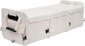 Car Trunk Organizer with Lid Storage Collapsible Multi Compartment Adjustable Straps for SUV, Truck, Sedan(Beige) XL