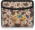 Highland Cow Universal Car Side Pocket Organizer, Car Pocket Pouch for Cars Seat, Door, Window, Console, Multifunctional Cars Organizer Accessories for Phone Sunglasses Keys Cards