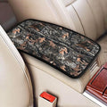 Camouflage Car Center Console Armrest Cover Seat Box Lid Covers Protective Pad Cushion Brown and Gray Army Camo Arm Rest Lid Pads SUV Sedans Vans Truck Accessories