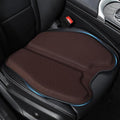 Soft Thin Gel Seat Cushion for Car Seat, Office Chair, Wheelchair, Stadium - Non-Slip Car Seat Cushions with 1 Inch Gel - Sciatica & Tailbone Pain Relief (Brown)