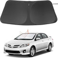 Windshield Sun Shade Custom Fit for 2009 2010 2011 2012 2013 Toyota Corolla Accessories Foldable Sunshade Sun Blocker Protect Car from Sun Rays & Heat Damage Keep Car Cooler