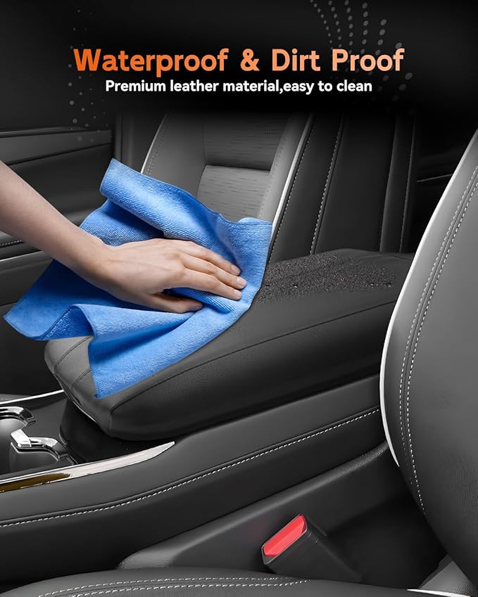 CDEFG for 2025 2026 Buick Enclave Center Console Cover Armrest Box Cover Enclave (Preferred, Sport Touring, Avenir) Accessories Console Arm Rest Protector