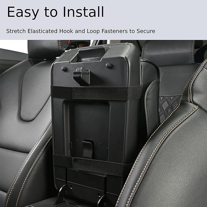 Car Armrest Pad for Nissan Altima 2013-2018, PU Leather 5-in-1 Armrest Storage Box Center Console Cover Armrest Cushion Arm Rest Cushion Pads with Cup Holders and Tissue Box, F/Orange
