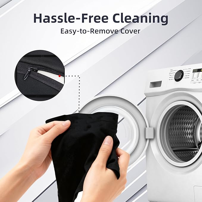 Car Neck & Lumbar Support Pillow Set for Ford Bronco, Soft Memory Foam Headrest & Back Cushion, Ergonomic Comfortable Seat Support for Daily Driving and Long Trips Car Interior Accessories