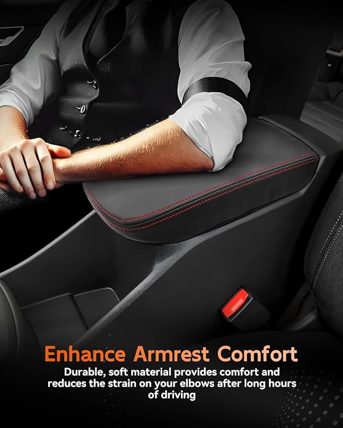 CDEFG for Chevrolet Trax 2024-2025 2026 Center Console Cover Armrest Box Cover for Chevy Trax (LS, 1RS, LT, 2RS, ACTIV) Accessories Arm Rest Protector