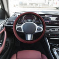 Car Steering Wheel Cover, Steering Wheel Cover for Men and Women, 15 Inch Microfiber Leather Auto Steering Wheel C Over, PU Leather Car Steering Wheel Cover Fit for Most Cars, SUVs, Trucks