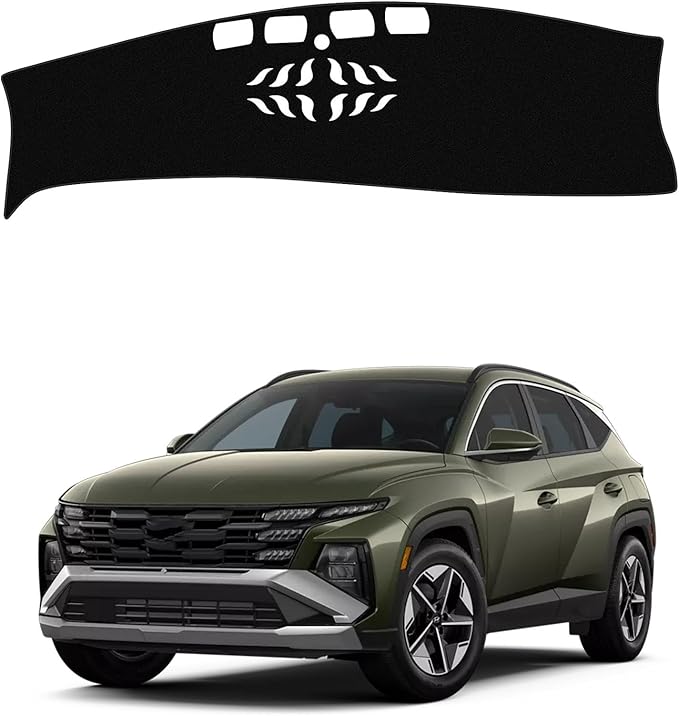 Dashboard Mat Cover for Hyundai Tucson 2025 Nonslip Center Console Sunshield Glare UV Rays Protector Accessories