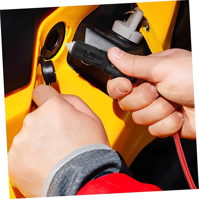 Multi-Port Car Charger Cord Cigarette Lighter Splitter Adapter Outputs Built Switch for Devices
