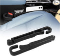 2PCS 3 in 1 Car Seat Gap Filler Organizer with Emergency Hammer,Upgraded Car Seat Gap Plug with Storage Slot & Cars Hook,Versatile in Between Cars Seats Catcher for Gaps Blocking