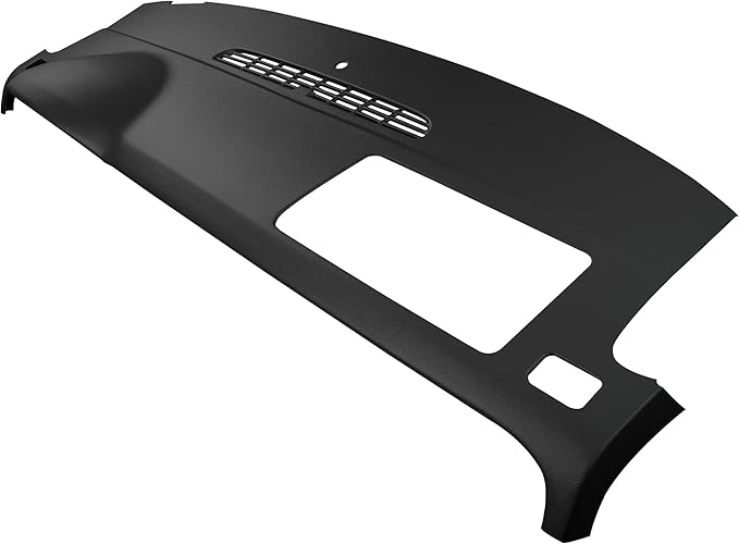 DashSkin Dash Cover Compatible with 2007-2014 Chevy Tahoe Suburban Avalanche & GMC Yukon & Yukon XL Without Speaker Holes in Black - Hard Molded Plastic Dashboard Cap