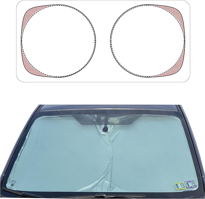 Patented Automotive Windshield Sunshades for Car Windshield Foldable Sun Shade fits Truck SUV Front Window Shield Blocker Visor Protector Cover for Interior Accessories for Heat
