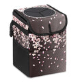 GVGHIDZ Car Trash Can – Multi-Purpose, Lightweight and Portable with Durable Water-Resistant Coating, No Installation Required, Practical and Ample Capacity, Variety of Colors.Pink Falling Petals
