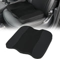 Nilight Car Seat Cushion Black Leather Breathable Mesh Splicing Cushion Memory Foam Suitable for Daily Life Driving Relieves Sciatica and Tialbone Pain Improves Drive Visibility