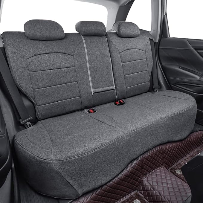 coverdream Custom Seat Covers Compatible with Select Subaru Legacy 2015 2016 2017 2018 2019 Models - Polyester (Gray,Full Set)