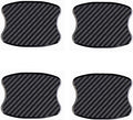 WORCAS 4Pcs Car Door Handle Protective Films,Universal 3D Carbon Fiber Car Door Handle Paint Protection Film for Grip Recesses(S)