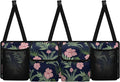 Trunk Organizer for SUV, Sedan, Van, Car Organizers and Storage with Lid (37.01"*11.8"), Oxford Cloth Car Organizers Storage Bag for SUV/MPV/Truck, Hawaii Floral Leaves