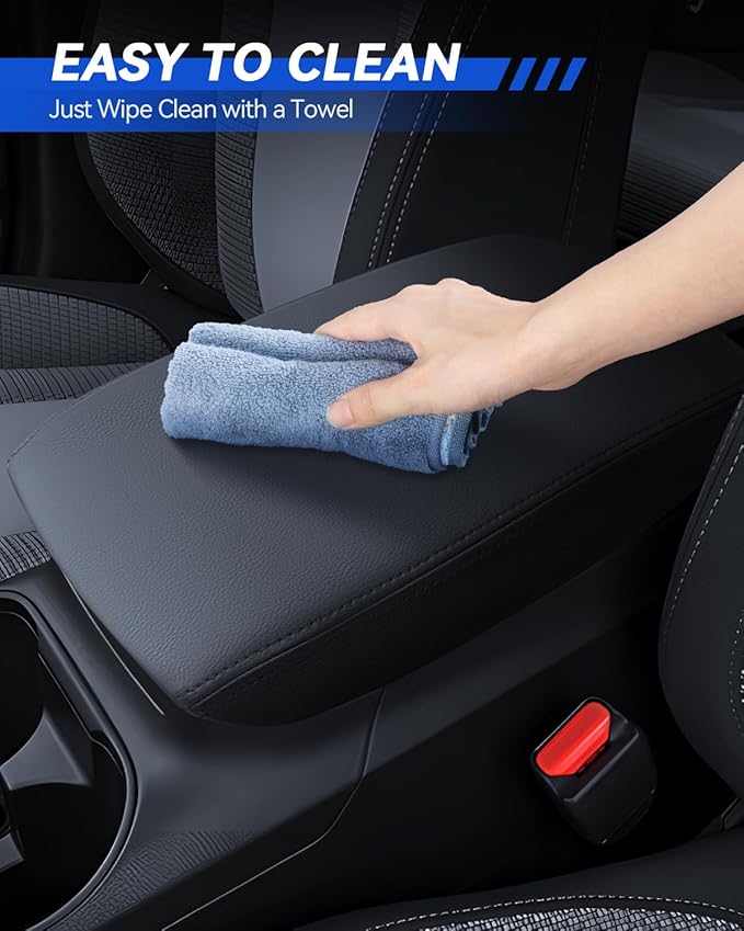 Armrest Cover for Volvo XC60 2018-2024 2025 Accessories Center Console Middle Lid Pad Protector for Car Elbow Rest