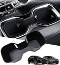 Center Console Cup Holder Inserts for Lexus ES 2025 2024 2023 & Lexus NX 2025 2024 2023 2022, TPE Interior Accessories Cup Holder Cover for 2023-2025 ES & 2022-2025 NX, Black