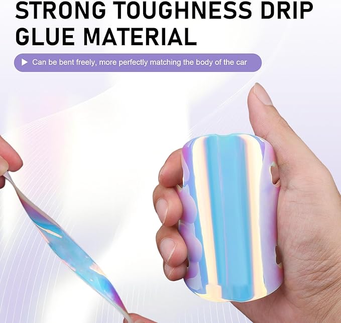 8 PCS Car Door Handle Protectors, Self-Adhesive Auto Doors Handle Cover Guard Protective Film, Scratch Car Door Handles Bowl Sticker, Universal for Most Cars, Trucks, SUVs (Multicolored)