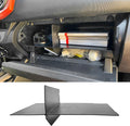 RUNROAD Glove Box Organizer Dividers Compatible with Toyota Tacoma 3rd Gen 2016-2023 Accessories, Insert Glove Compartment Accessories ABS Black Materials Divider Storage Box