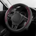 Skechers Air-Cooled Steering Wheel Cover,Leather Car Steering Wheel Cover Universal Fit 14" 1/2-15" Car Wheel Protector for Men Women Fit Suvs,Vans,Sedans,Car,Trucks,Brown