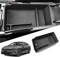 SKTU for 2021 2022 2023 2024 Kia K5 Center Console Organizer 2023 2024 K5 Storage Box Organizer Container Armrest Insert Organizer ABS Tray Pallet with USB Hole and Coin Holder
