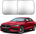 EcoNour Car Windshield Sun Shade Foldable | Front Windshield Shade for Sun, Heat and UV Rays | Sunshade for Car Front Window and Interior Sun Protection | M-(31 * 28 inches)