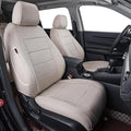Coverdram Custom Seat Covers Compatible with Select Toyota RAV4 Hybrid 2016 2017 2018 Models (Beige,Full Set)