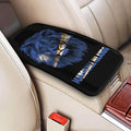 Vintage Marshall Islands Flag Lion Head Auto Center Console Armrest Cover Car Handrail Box Cushion Pad Mat Universal Fit Most Vehicle Sedan Truck SUV Soft Comfort Decor Accessories