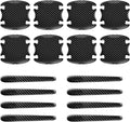 16PCS Car Door Handle Cup Scratch Protector Set - Universal Waterproof Rearview Mirror Protector Film Car Door Bowl Sticker - Anti-Scratch Paint Cover Guard Pad for Cars (CarbonFiber)