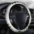 Steering Wheel Covers for Car, Truck, and SUV, Cute Non-Slip Breathable Elastic Steering Wheel, Car Accessories, Universal 15 Inch Leather Cover for Men Women Green Forest