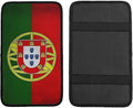 Vintage Portugal Portuguese Flag Car Center Console Cover, Universal Waterproof Armrest Pad, Soft Comfort Cushion & Scratch-Resistant Protector for Cars, SUVs and Trucks