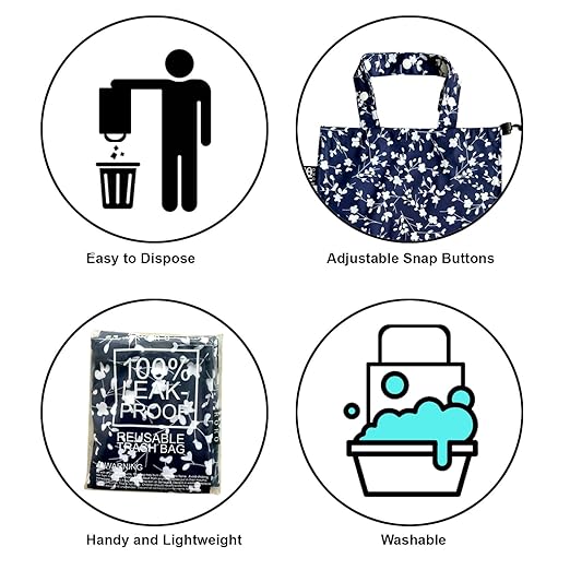 RMMOORORO Cute Hanging Car Trash Garbage Bag 100% Leakproof Waterproof Multipurpose for Car Back Front Seat Console with Hanging Strap (Small Flowers)