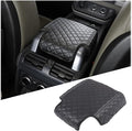 Center Console Armrest Cover Compatible with Land Rover Defender 90/110/130 2020-2023 Accessories, Comfortable Leather Armrest Box Pad Cushion Protector (A Style)