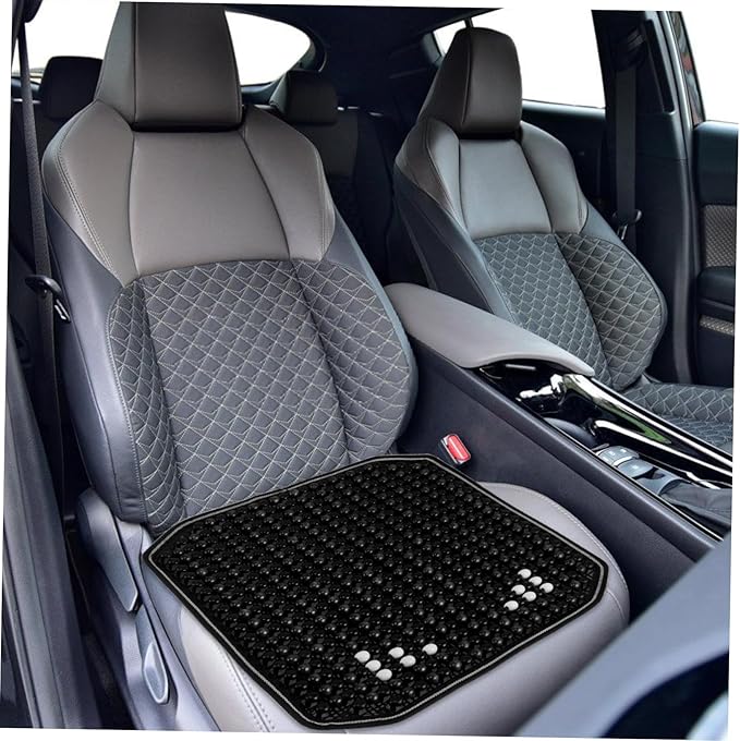 Healifty Ergonomic Car Seat Cushion Lumbar Support Non-Slip Tailbone Pillow for Drivers Comfortable Seat Protector Pad for Vehicles