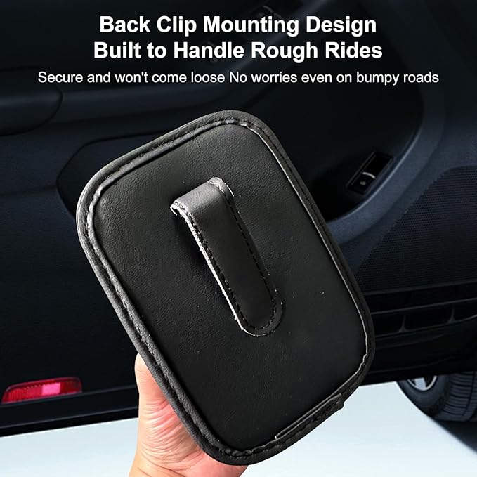 VOJKOREL Universal Door Water Cup Holder, car Multi-Function Storage Rack, car seat Back Beverage Holder, Suitable for Water Cups, Mobile Phones, Drinks, Coffee, etc.(Black)