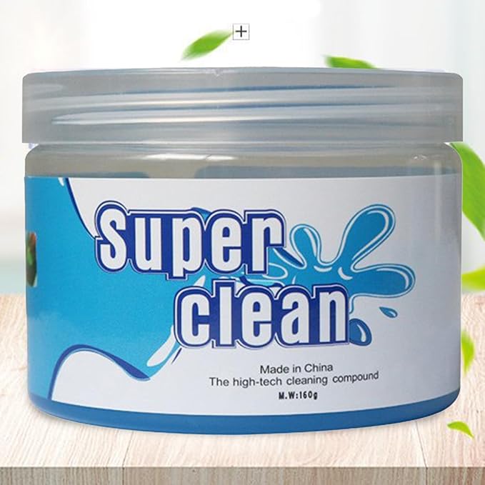 Dust Cleaning Gel - Car Detailing Putty, Interior Cleaner for Car Vents, Dashboard, Air Vents, Keyboard, Laptop | Automotive Cleaning Gel, Car Detailing Tool, Car Interior Cleaner for Home, Office, El