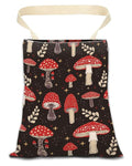 ANKVRP Car Trash Can, Durable Hanging Car Trash Garbage Bag, Cute Automotive Garbage Cans Organizer, Cute Red Mushroom