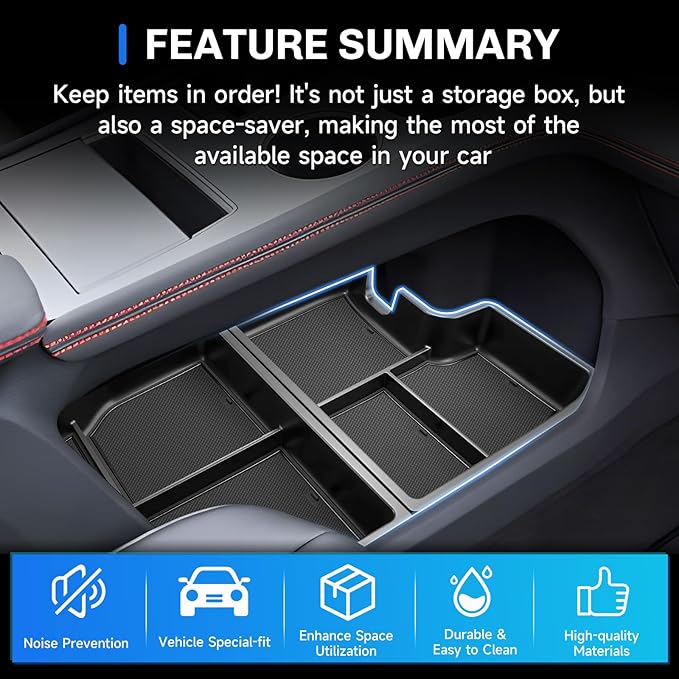 SXCY for 2025 2026 Toyota Sienna Under Console Organizer [Not for Console w/Cool Box] for 2021-2025 2026 Toyota Sienna Accessories 2021-2026 Sienna Under Console Organizer Tray for 2025 2026 Sienna