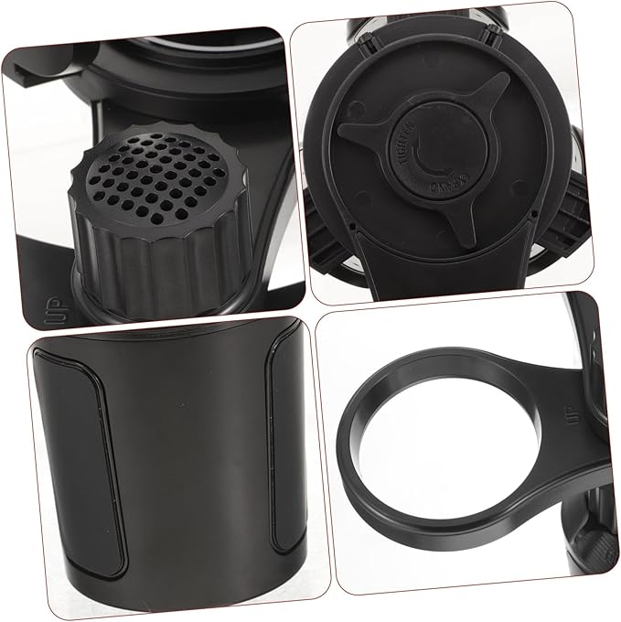 Happyyami Car Cup Holder Expander Tray with Rotatable Large Drink Rack Non Slip Vehicle Mounted Organizer for Meals Snacks and Water Bottles Durable Car Supply Accessory